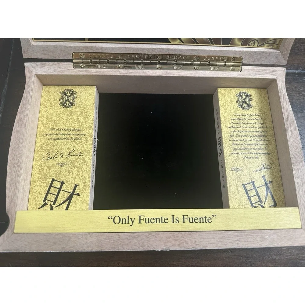Fuente Opus X Templo de Oro‎ Limited Edition Empty Cigar Box